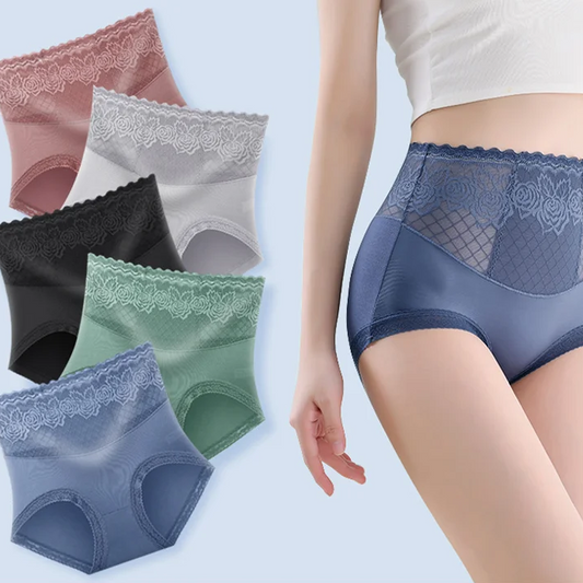 🎁Hot Sale🎀High Waist No Trace Lace Hip Lift Panty（50% OFF）