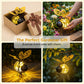 🐝💡Hanging Solar Bee Light – Warm Amber Glow, Flicker-Free, Perfect for Garden Parties, Camping, or Kids’ Rooms🌞