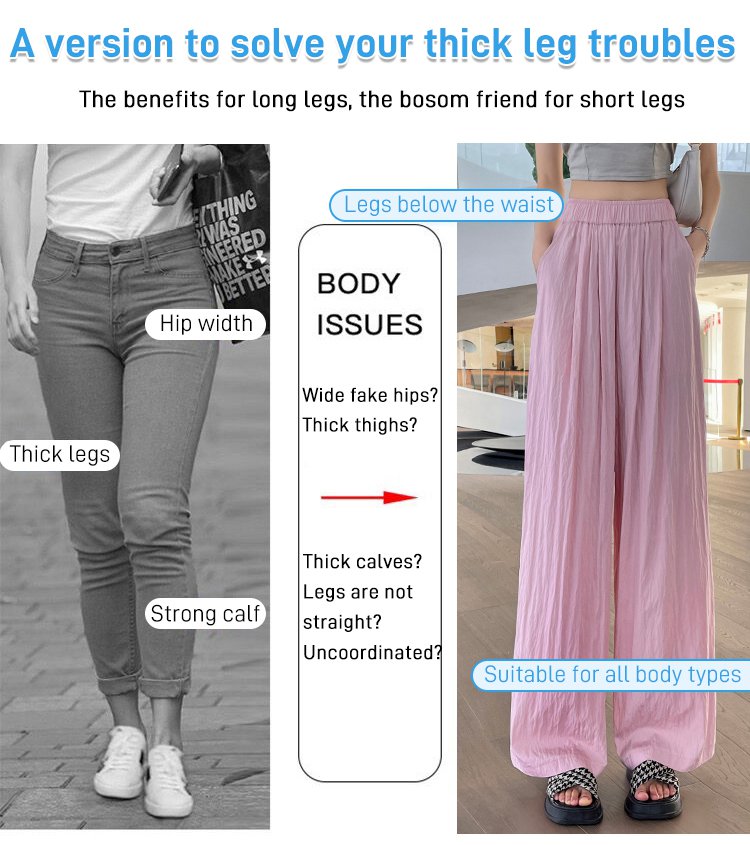 Lazy Stlye Pleated Cool Pants（50% OFF）