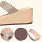 Women's Rhinestone Wedge Sandals