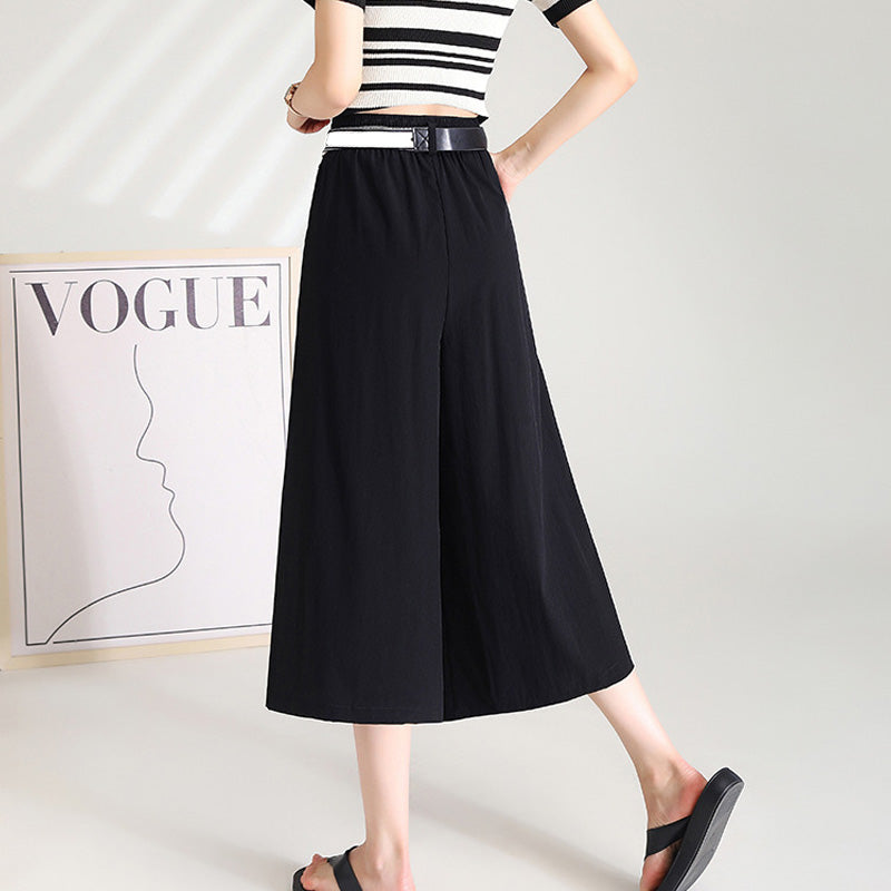 A-line Waistband Skirt Pants for Women