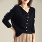 Single-Breasted Knit Cardigan