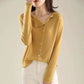 Single-Breasted Knit Cardigan