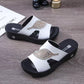 Comfortable Ultra Leather Platform Orthopedic Shoes - Leaves