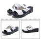 Comfortable Ultra Leather Platform Orthopedic Shoes - Leaves