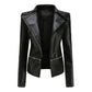 Hot Sale Zipper Soft Leather Jacket（Free Shipping）