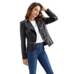 Hot Sale Zipper Soft Leather Jacket（Free Shipping）