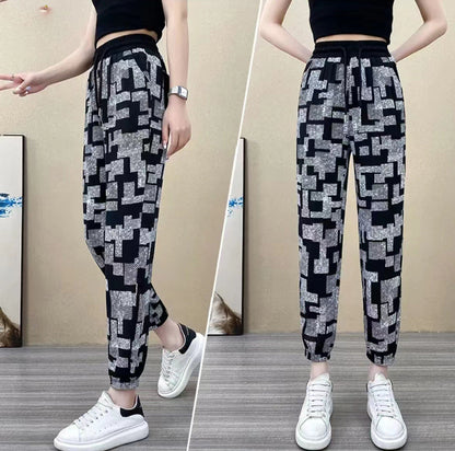 2023 New Style Ice Silk High Waist Casual Pants（50% OFF）