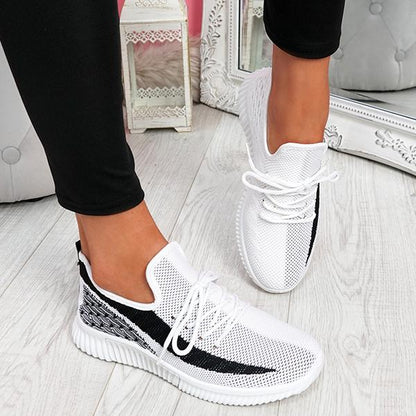 Susiecloths Breathable Lightweight Lace-Up Sneakers（50% OFF）