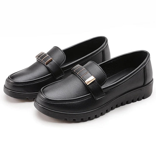 Soft Sole Non-slip Leather Loafers For Women（50% OFF）