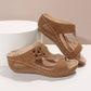 Comfortable Correction Peep-toe Wedge Heel Fashion Sandals（50% OFF）