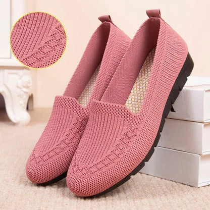 [Mother's Day Hot Sale]2023 Casual Shoes Women’s Mesh Breathable Slip on Flat Shoes Ladies Loafers（50% OFF）