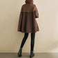 Plus Size Solid Color Lantern Sleeve Knit Dress（50% OFF）