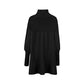 Plus Size Solid Color Lantern Sleeve Knit Dress（50% OFF）
