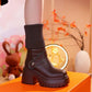 🔥Hot Sale/Free Shipping🔥Women's Platform Chunky Heel Knee High Boots（50% OFF）