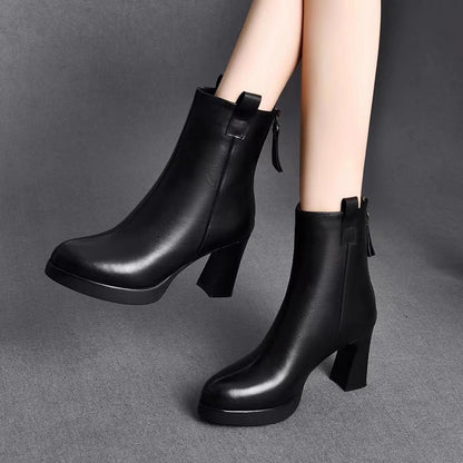 🔥50% OFF🔥Ladies Stylish Pointed Toe High Heel Boots