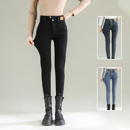 🔥Hot Sale🔥[warm gift] Winter Women's Plush lined Slim Jeans(42%OFF)