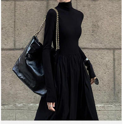 🔥Hot Sale29.99🔥[ideal gift] Women's Elegant Turtleneck Dress（40%OFF)