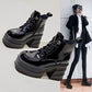 [Women's Gift] Women's High Heel Platform Zipper Leather Boots（50% OFF）