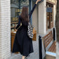 Women's Black Long Sleeve Dress（50% OFF）
