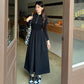 Women's Black Long Sleeve Dress（50% OFF）