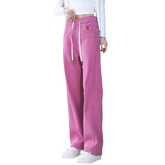 Women's Comfortable High Waist Straight Leg Pants（50% OFF）